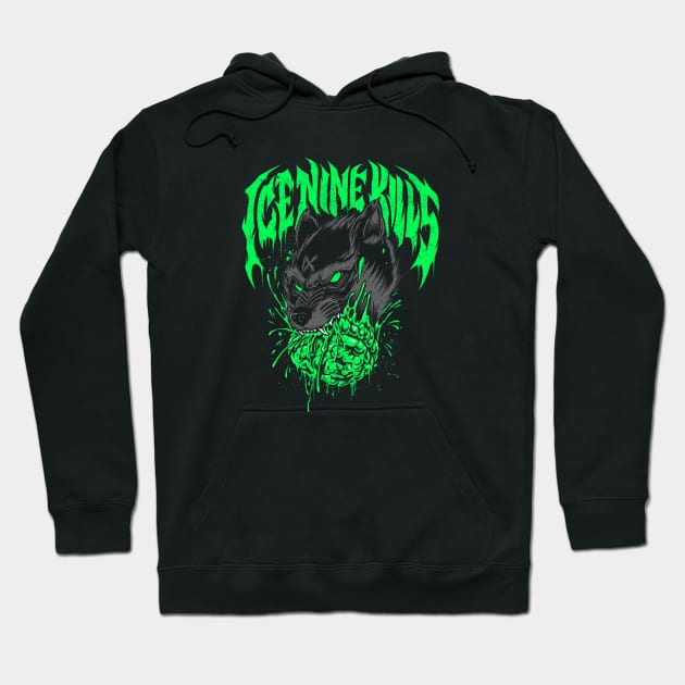 Ice Music Nine Band Kills  – Panther Hoodie by lianbiang